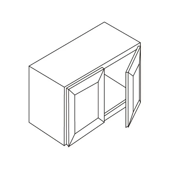 White Shaker 30" Bridge Cabinets
