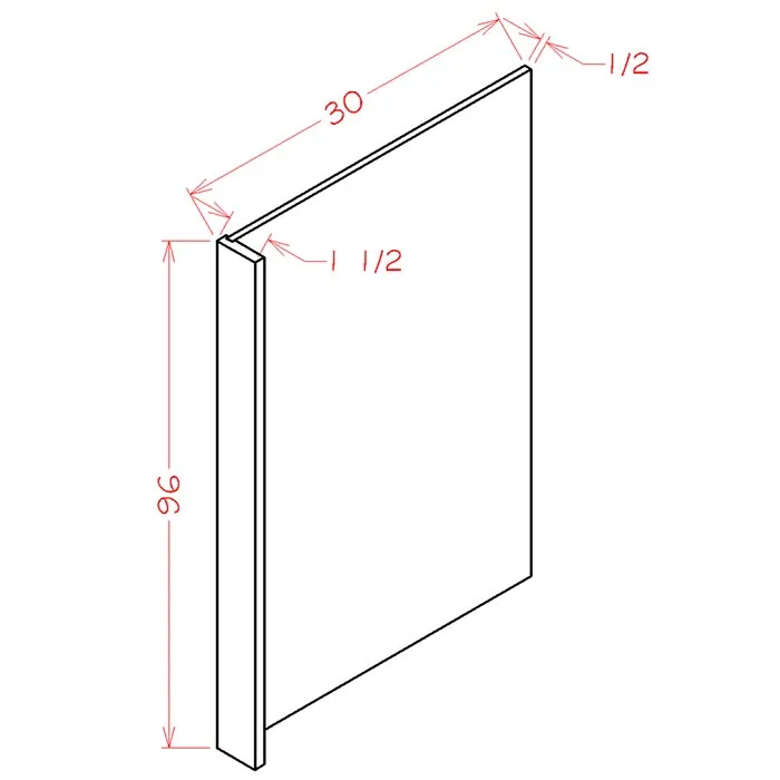 Red Cherry Panels · Refrigerator End