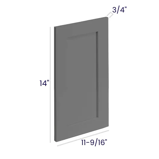 Heather Gray Shaker Panels · Wall Decorative End