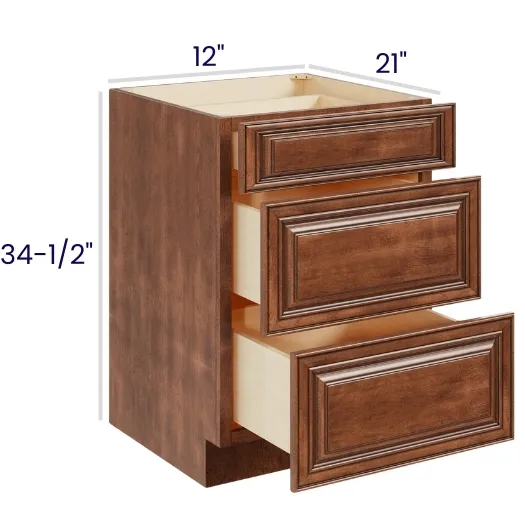 Red Cherry Vanity Drawer Bases